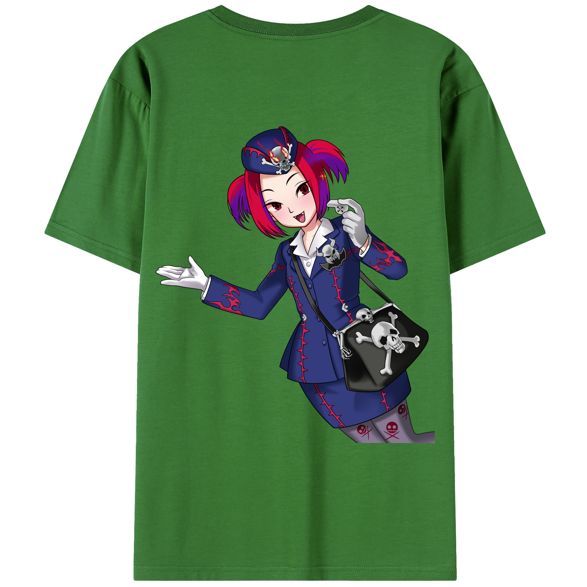 （画像用） 遊☆戯☆王 Yu-Gi-Oh! レディース半袖Tシャツ(バックプリント)